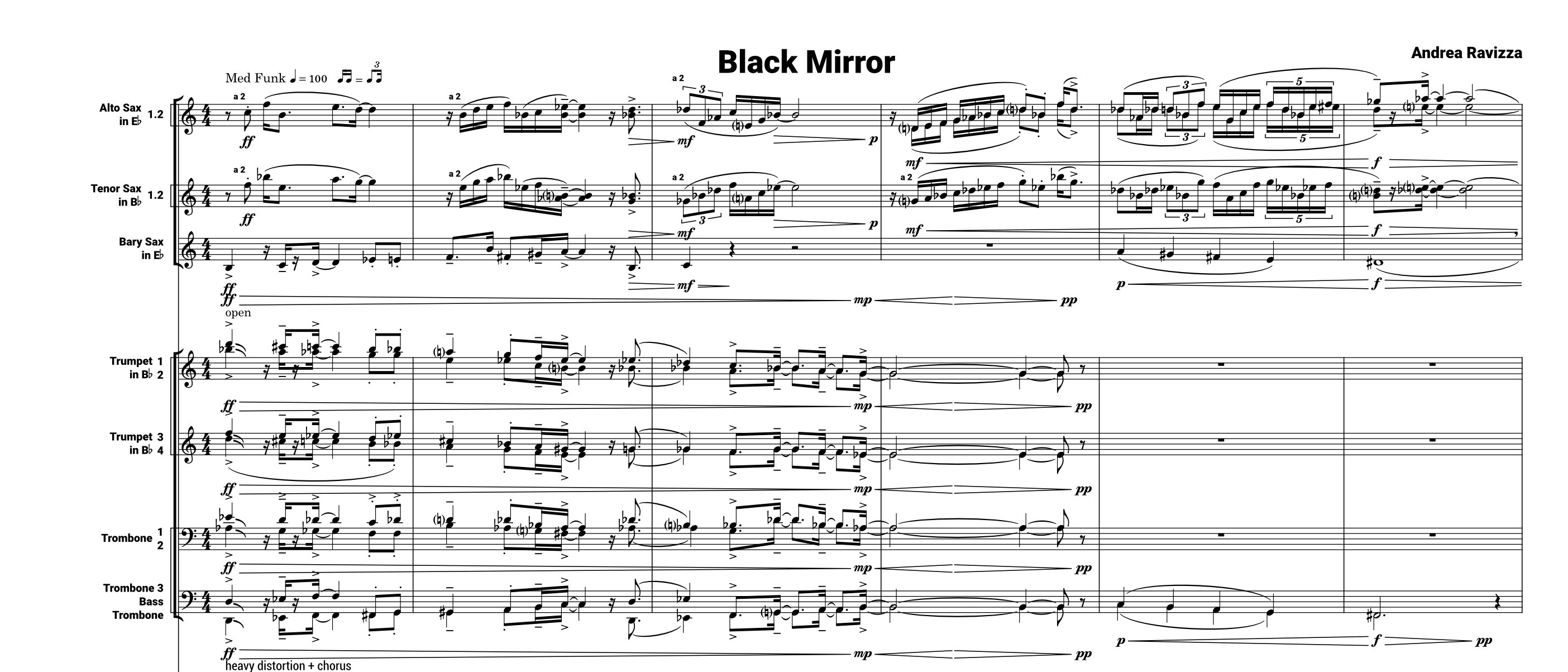 Black Mirror | partitura