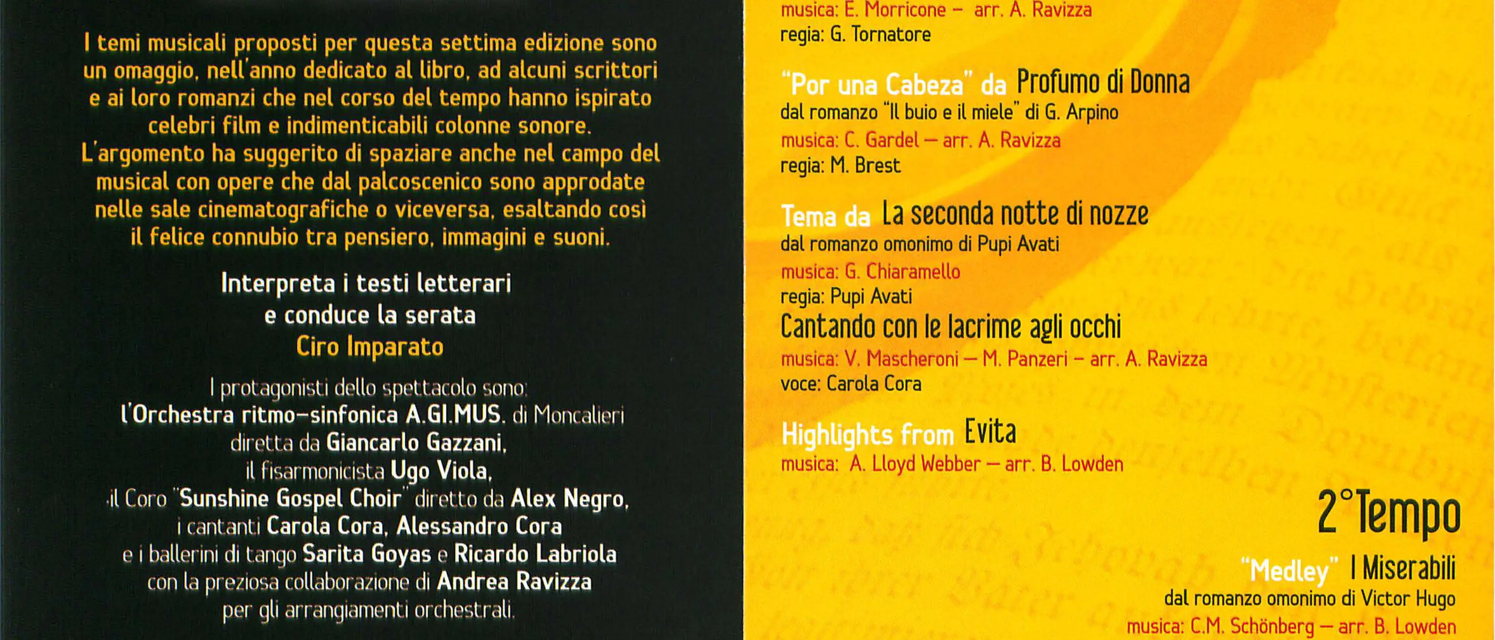Locandina musiche da film 2006