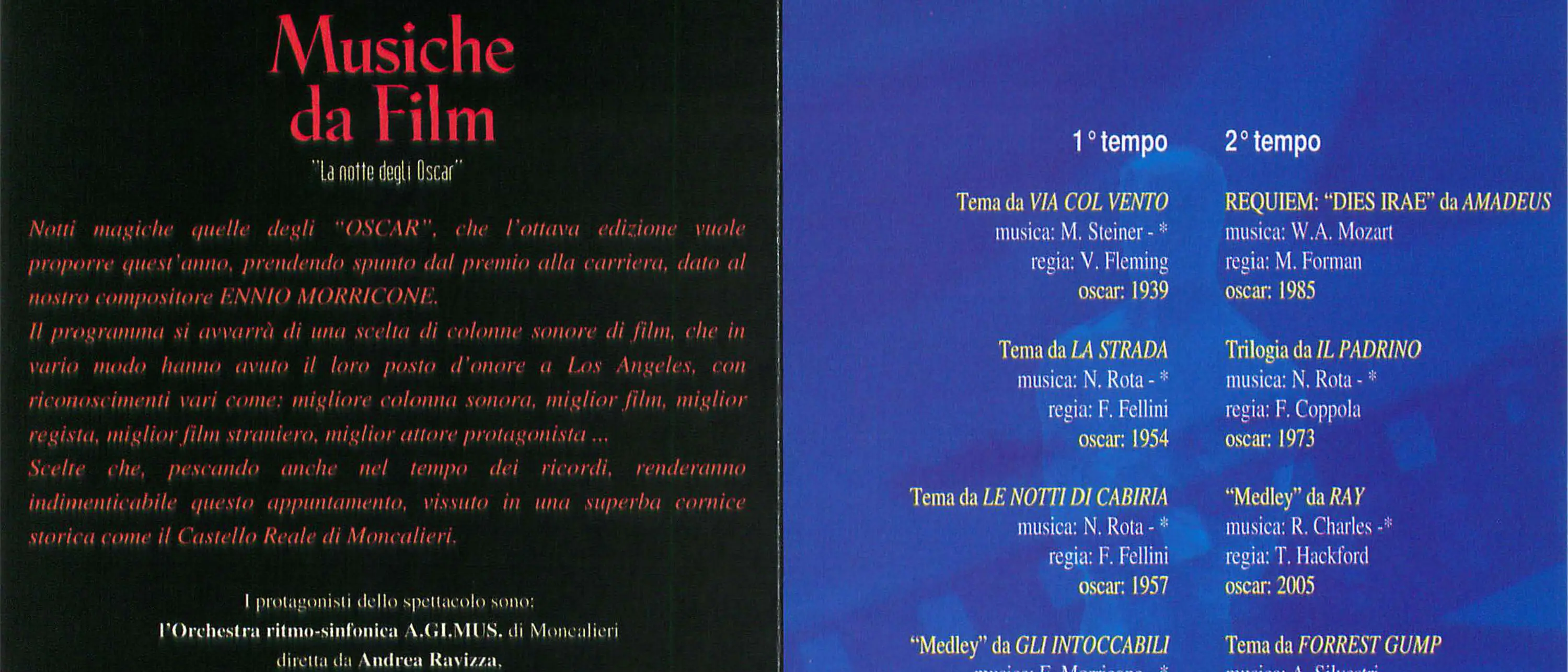 Locandina musiche da film 2007