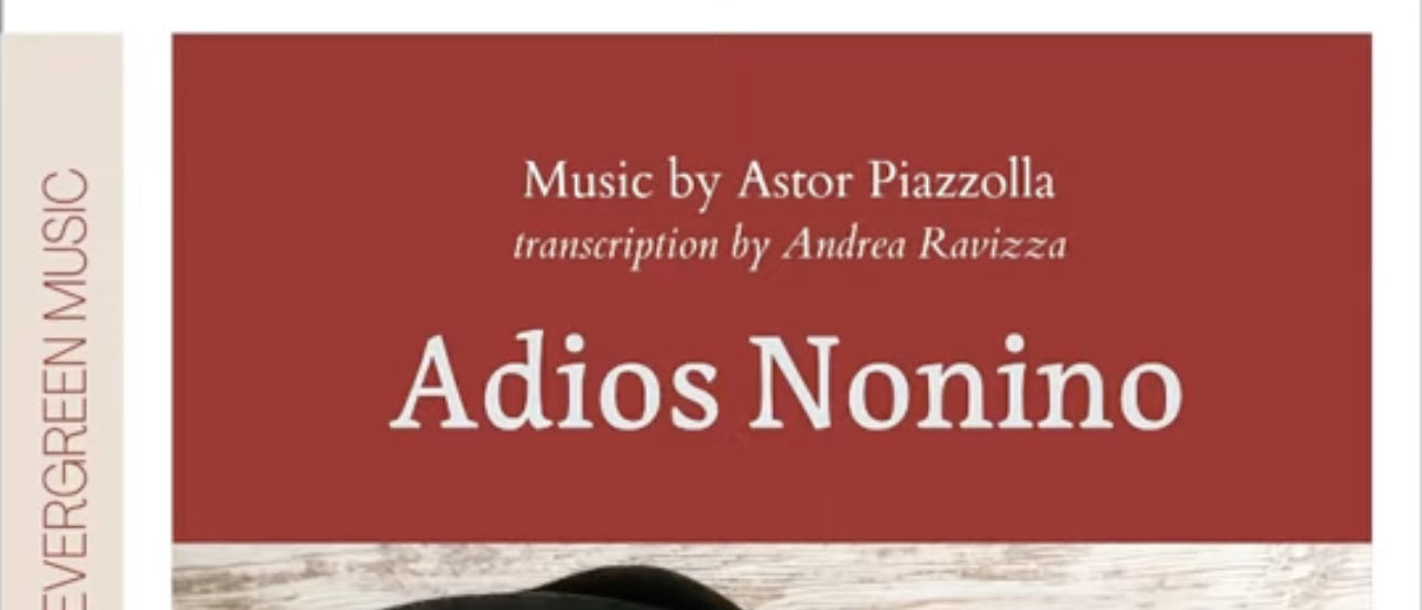 Adios Nonino | Scomegna Music